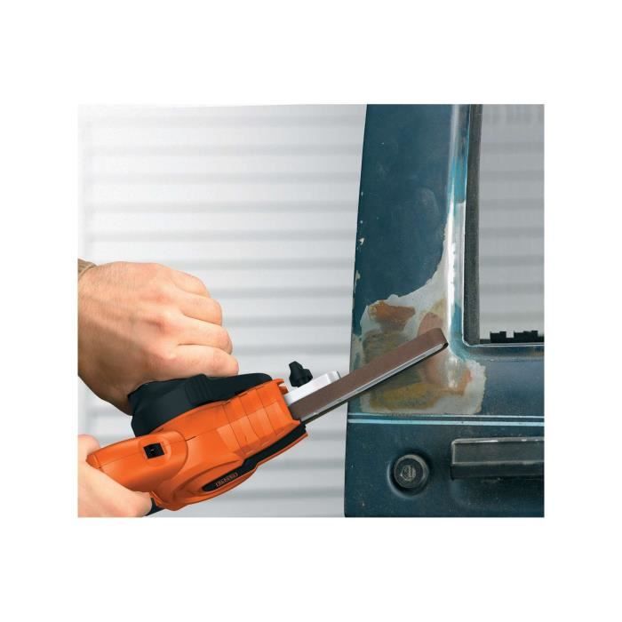 Lime électrique filaire - BLACK+DECKER - KA900E-QS - 350W - 455*13 mm - avec 3 bandes abrasives