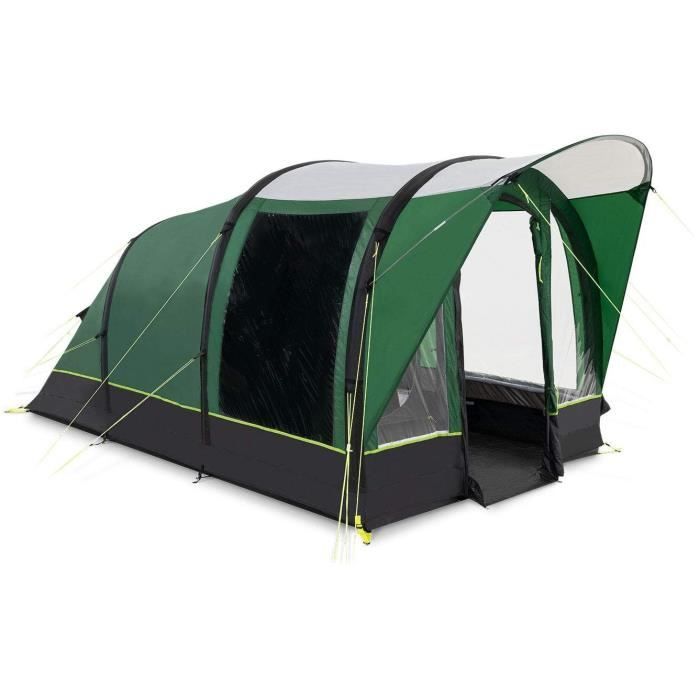 Inflatable camping tent - KAMPA - Brean 3 AIR - 3 persons - Green and black