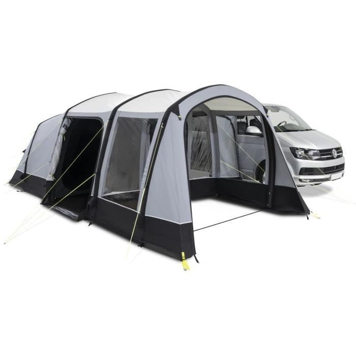 Auvent indépendant pour van - KAMPA - Touring Air TC RH - Tissu polycoton, grand espace de vie, porte moustiquaire, avancée gonflabl