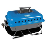 Barbecue a gaz et pierres de lave - KAMPA - Bruce - bleu et gris