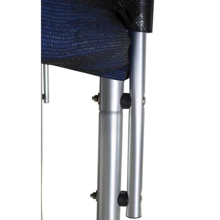 Trampoline  Ø 300 cm Bleu MAXI ECO - KANGUI - Avec Filet, Echelle, Couverture de Protection