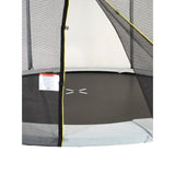 Trampoline KANGUI - GRIS Ř 426-430 cm – Enfant – Échelle & Bâche – Certification CE & NF EN 71–14