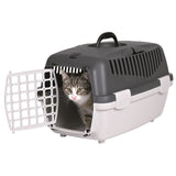 TRIXIE Box de transport Capri 1 - XS : 32x31x48 cm - Gris clair et gris foncÈ - Pour chien et chat