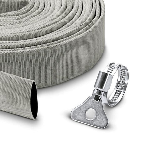 Kit tuyau plat en textile - KARCHER - 10 m x Ř 1''1/4 (32 mm) - Pratique - Débit élevé