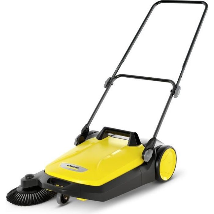 Balayeuse mécanique KARCHER S 4 - Jaune et noir - Bac a déchet amovible de 20 L