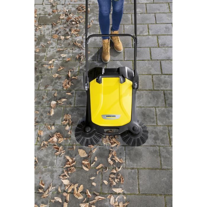 Balayeuse mécanique S 4 Twin KARCHER - Bac 20 L - 2 brosses latérales - 2400 m˛/h