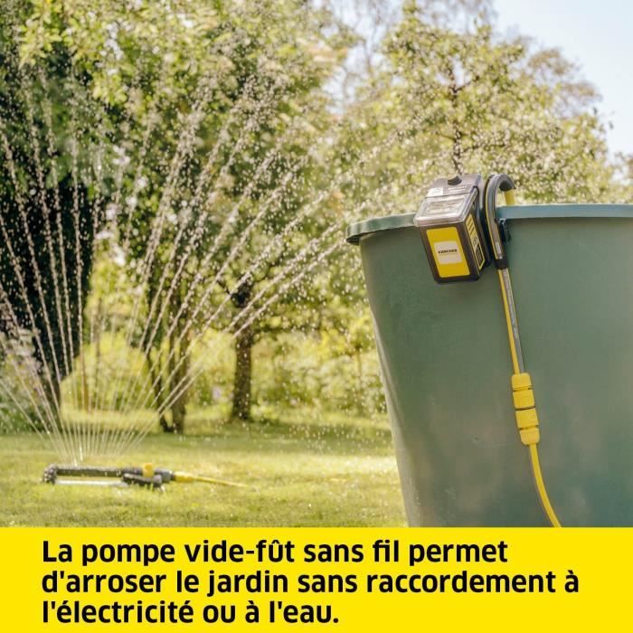 Pompe vide-futs sur batterie KARCHER BP 2.000-18 (Livré sans batterie ni chargeur)