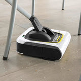 KARCHER KB 5 - Balai électrique sans fil - Autonomie 30 min sur sols durs (20min sur tapis) - Compact et léger 1,2 Kg