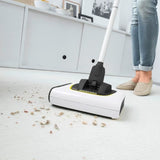 KARCHER KB 5 - Balai électrique sans fil - Autonomie 30 min sur sols durs (20min sur tapis) - Compact et léger 1,2 Kg