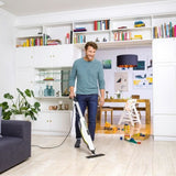 KARCHER SC 3 Upright EasyFix - Balai vapeur - 1600W - Chauffe rapide 30s -Nettoie 60 m²Elimine jusqu'a 99.99 % des virus