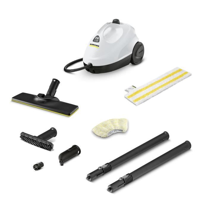 KARCHER SC 2 Easy Fix - Steam cleaner - 1500 W - 3.2 bars - Eliminates up to 99.99% of viruses and bacteria