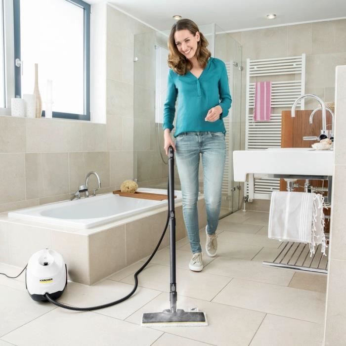KARCHER SC 3 Easy Fix - Nettoyeur vapeur - 1900 W - 3,5 bars - autonomie illimitée - Elimine jusqu'a 99.99 % des virus bactéries