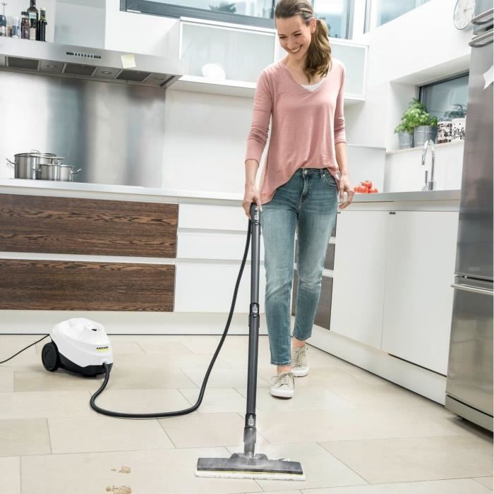 KARCHER SC 3 Easy Fix - Nettoyeur vapeur - 1900 W - 3,5 bars - autonomie illimitée - Elimine jusqu'a 99.99 % des virus bactéries