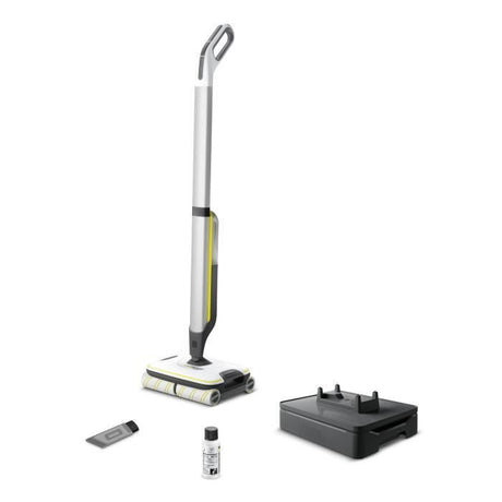 KARCHER FC7 - Nettoyeur de Sols sans fil 2 en 1 - 3 modes de Nettoyage - Auto-Nettoyage Des Rouleaux