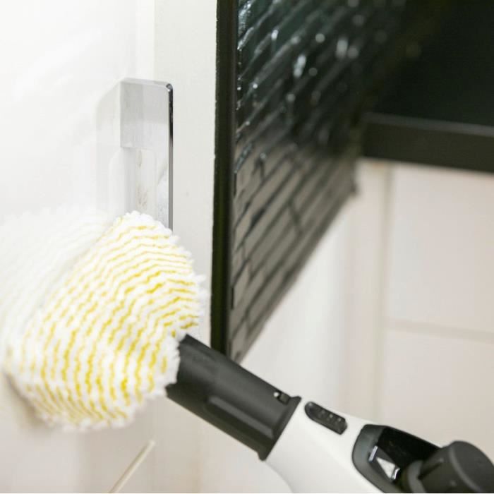 Nettoyeur vapeur Karcher SC 1 Easy Fix + kit sol - Balai vapeur 2 en 1 - 1200 W - 3 bars - Elimine jusqu`a 99.99 % des