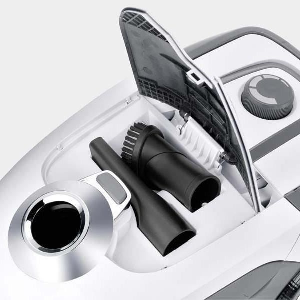 KARCHER VC 2 - Aspirateur traineau - 700 W - Filtre HEPA 13 - 76 dB - Flexible d'aspiration 1,5 m avec poignée incurvée