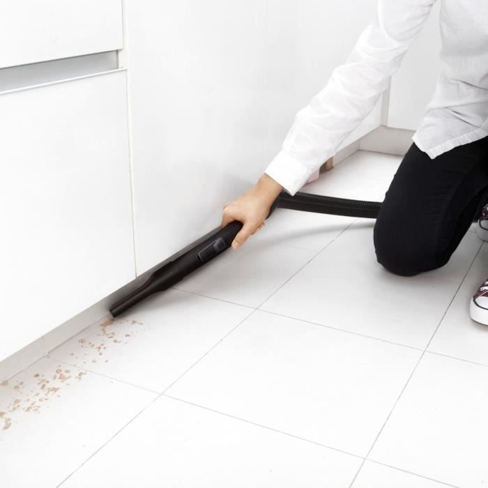 KARCHER VC 2 - Aspirateur traineau - 700 W - Filtre HEPA 13 - 76 dB - Flexible d'aspiration 1,5 m avec poignée incurvée
