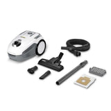 KARCHER VC 2 - Aspirateur traineau - 700 W - Filtre HEPA 13 - 76 dB - Flexible d'aspiration 1,5 m avec poignée incurvée