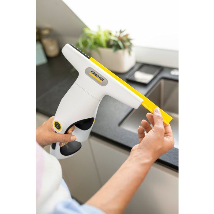 Nettoyeur de vitres WV 1 Compact Care KARCHER - Raclette 250 mm - Autonomie 25 min - Nettoie jusqu'a 70m˛