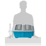 Caisse transport - AIMÉ - PRATIKO pour Chien et Chat en Plastique, 48 x 31 x 32 cm, Porte en métal