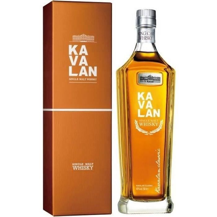 Kavalan Whisky Classic Single Malt - 40%vol - 50 cl with case