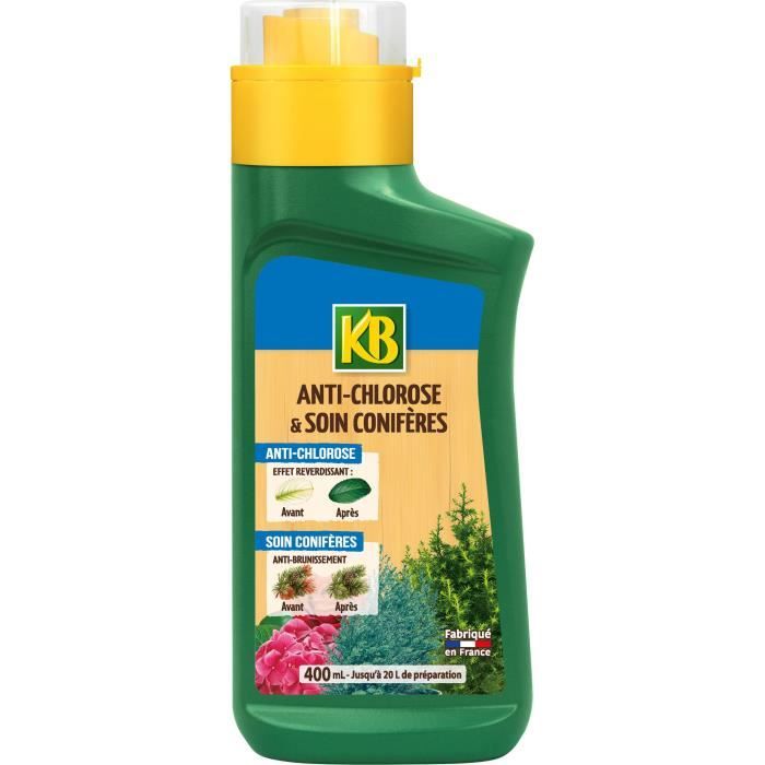 Traitement Anti-Chlorose & Soins Brunissement pour Coniferes - KB - 400ml