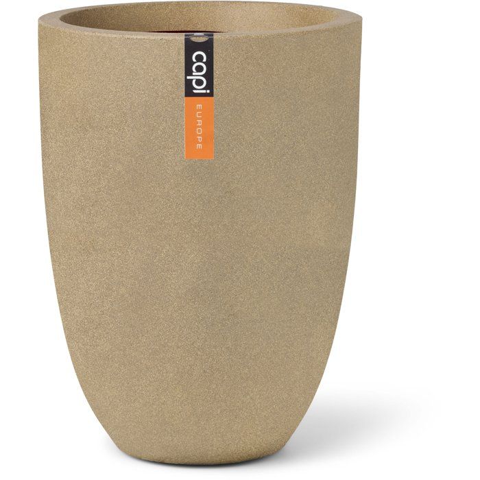 Vase élégant bas - CAPI EUROPE - Smooth NL - 34 x 46 cm - Beige