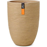 Vase élégant bas - CAPI EUROPE - Rib NL - 34 x 46 cm - Beige