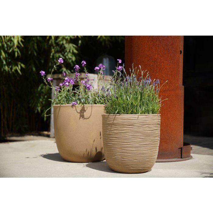 Pot boule - CAPI EUROPE - Rib NL - 35 x 34 cm - Beige