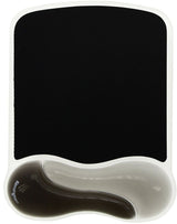 Kensington, Tapis de souris avec repose-poignet, Duo gel, Noir et fumé