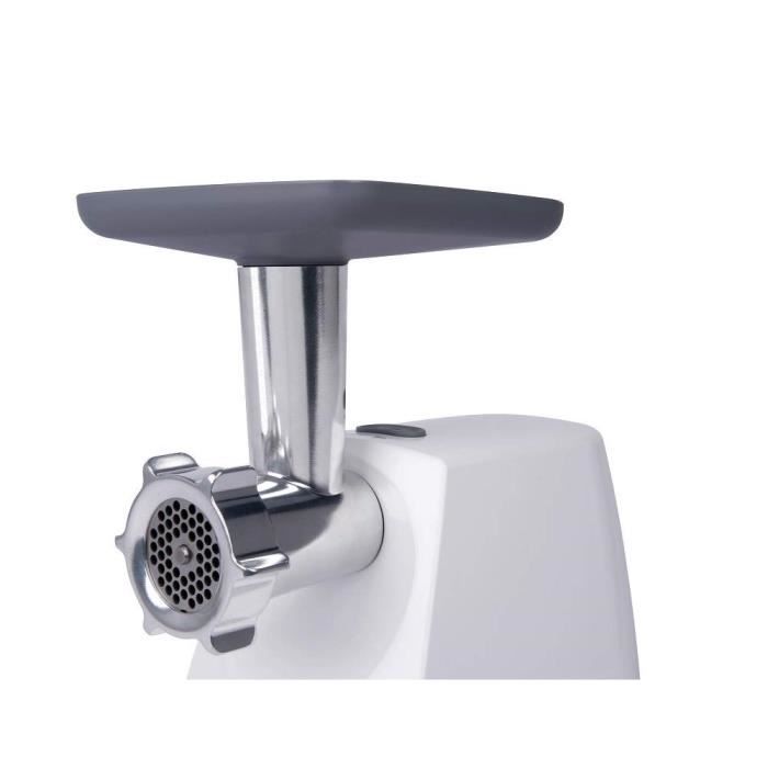 Hachoir a viande KENWOOD - MG360 - 1400 W - Acier Inoxydable - Blanc/Gris