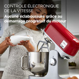 Robot pâtissier - KENWOOD kMix KMX750RD - Corps métal - Rouge - 6 vitesses - 1000 W - Bol inox 5 L