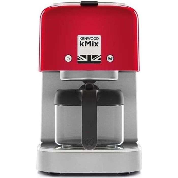 Cafetiere filtre kMix - KENWOOD - COX750RD - 1200 W - Rouge - 8 tasses - Sélecteur d'arôme