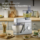 Robot pâtissier Chef - KENWOOD - KVC3100S - Bol Inox 4,6 L - Pétrin, fouet et batteur inclus - 1000 W - Argent