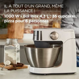 Robot patissier multifonction KENWOOD  Prospero KHC291A.H0WH - Blender, Bol multifonction, 3 disques, Presse agrumes Bol inox