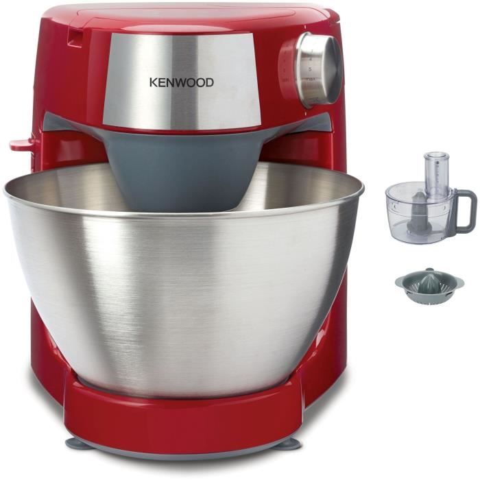 Robot pâtissier multifonction compact - KENWOOD - KHC290A.E0RD - 1000 W - Bol de 4,3 L - Rouge