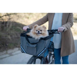 Sac a vélo pour chien et chat - KERBL - Vacation - Gris/bleu - 38x29x25 cm - Tissu robuste