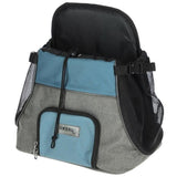 Sac transport avant - KERBL - Vacation - Gris/bleu - 31x24x38 cm - Tissu Oxford résistant