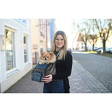 Sac transport avant - KERBL - Vacation - Gris/bleu - 31x24x38 cm - Tissu Oxford résistant