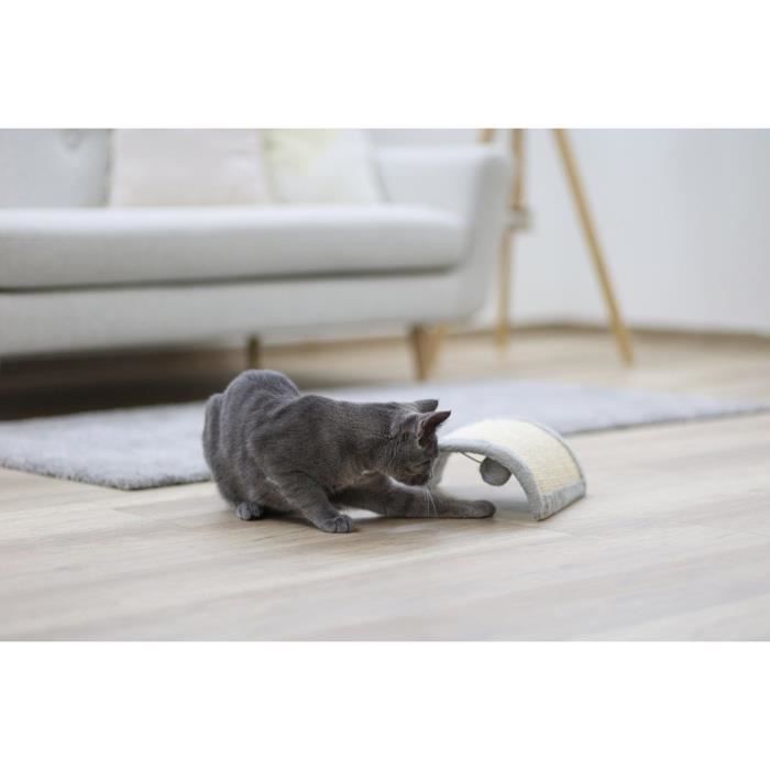 KERBL - Griffoir HALF MOON - Gris - 26x22x11cm