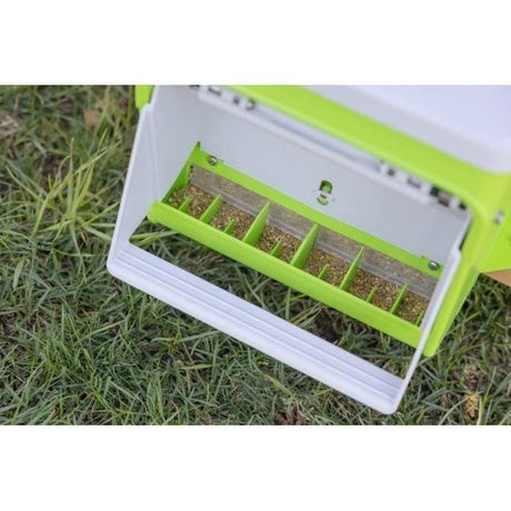 Nourrisseur automatique - KERBL - SmartCoop - 7,5 kg - Volet de protection - Vert