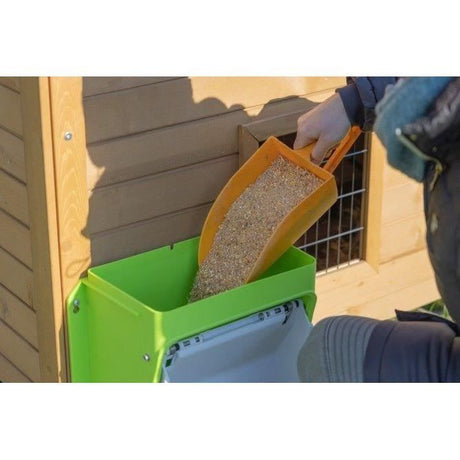 Nourrisseur automatique - KERBL - SmartCoop - 7,5 kg - Volet de protection - Vert