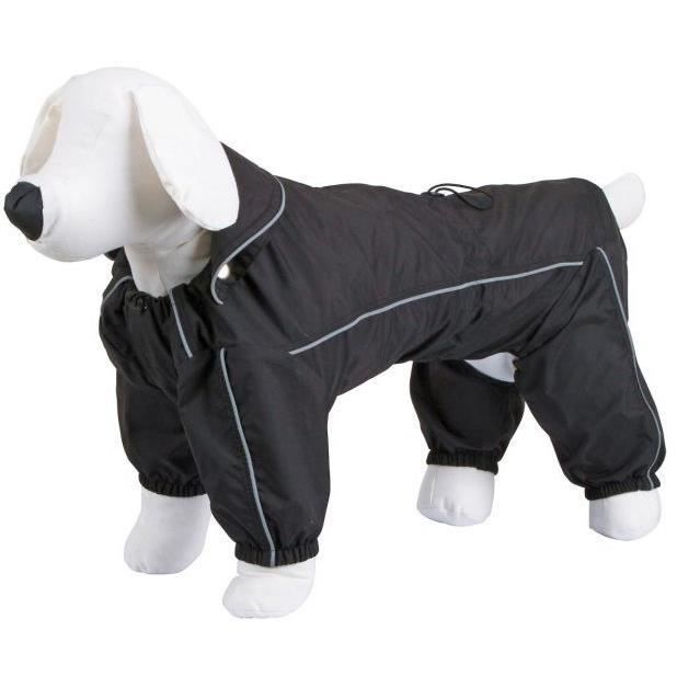 Manteau pour Chiens - Kerbl - Manchester - Ciré Résistant - Imperméable - 40 cm Noir