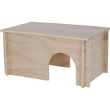 Abri pour rongeurs -  Beige - Toit amovible - Montage simple - Pour hamster - KERBL
