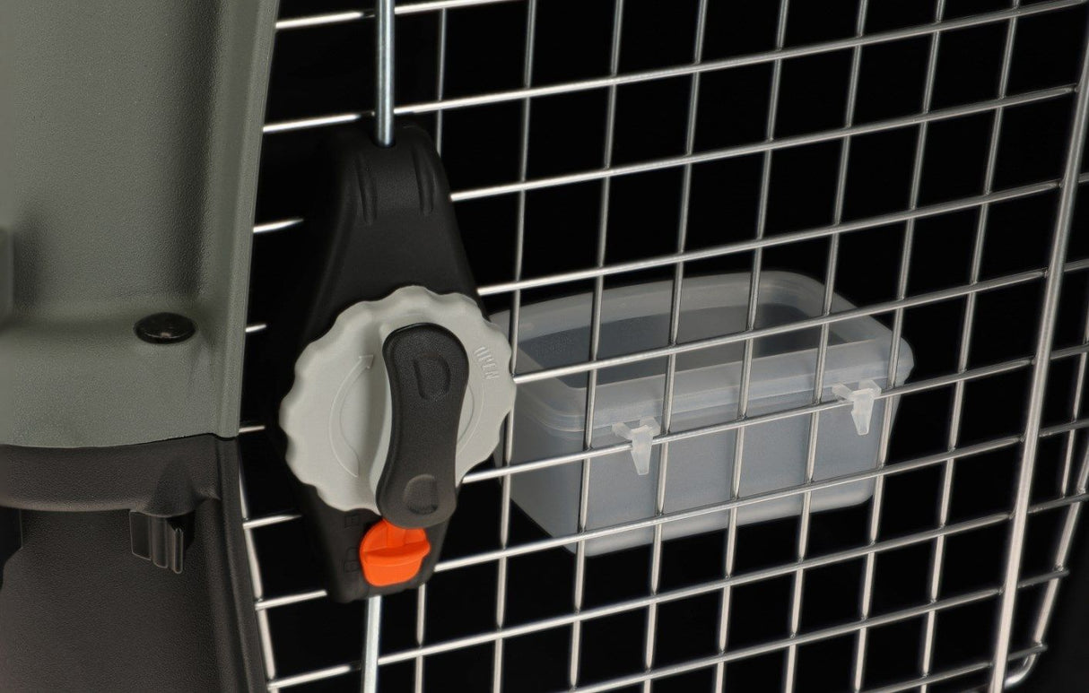 Box de transport - KERBL - Eco - Gris/vert - 81 × 60 × 61,5 cm