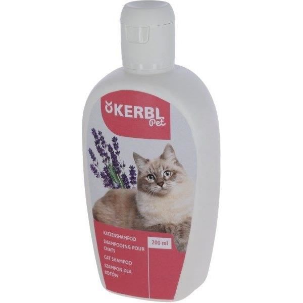 Shampoing pour chats - KERBL - 200 ml - Lavande - Mangue - Eclat et douceur