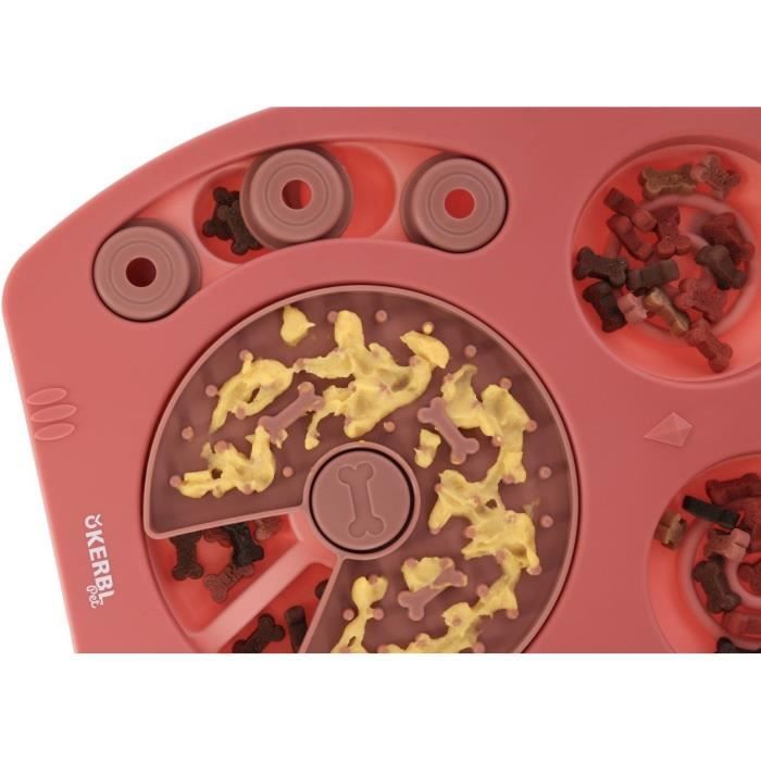 Jeu de réflexion/apprentissage - KERBL - Owl - 30 x 28 cm - Saumon et marron