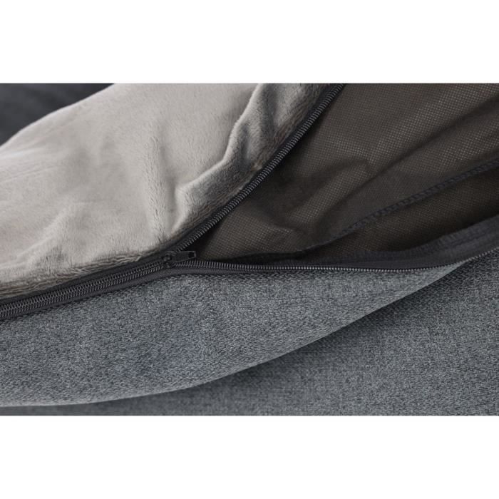 KERBL - Panier mémoire de forme - Platin Ortho - Gris - 80 x 60 x 25 cm