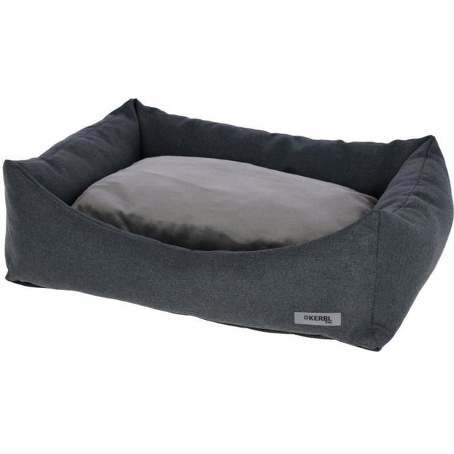 KERBL - Panier mémoire de forme - Platin Ortho - Gris - 80 x 60 x 25 cm