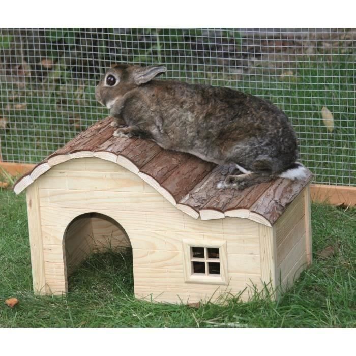 Maison Nature 30x20x19cm - Pour rongeur- KERBL
